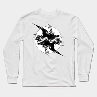 Lady and the crow Long Sleeve T-Shirt